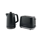Hamilton Beach Miami Kettle & Toaster Set Charcoal Grey - Hamilton Beach UK
