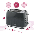 Hamilton Beach Miami Kettle & Toaster Set Charcoal Grey - Hamilton Beach UK