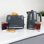 Hamilton Beach Miami Kettle, Toaster & Microwave Set - Charcoal Grey - Hamilton Beach UK