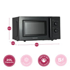 Hamilton Beach Miami Kettle, Toaster & Microwave Set - Charcoal Grey - Hamilton Beach UK