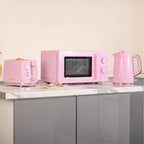 Hamilton Beach Miami Kettle, Toaster & Microwave Set - Flamingo Pink - Hamilton Beach UK