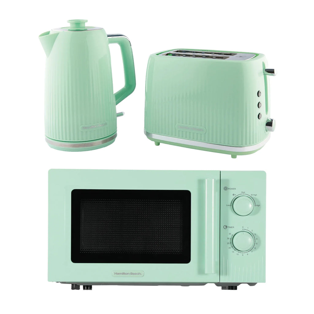 Hamilton Beach Miami Kettle, Toaster & Microwave Set - Mojito Mint - Hamilton Beach UK