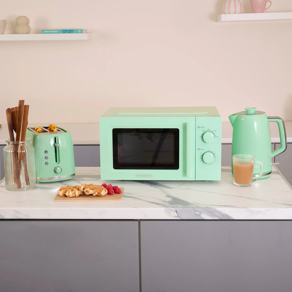 Hamilton Beach Miami Kettle, Toaster & Microwave Set - Mojito Mint - Hamilton Beach UK