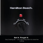 Hamilton Beach The Mighty Mini 1.8L Slow Cooker - Black