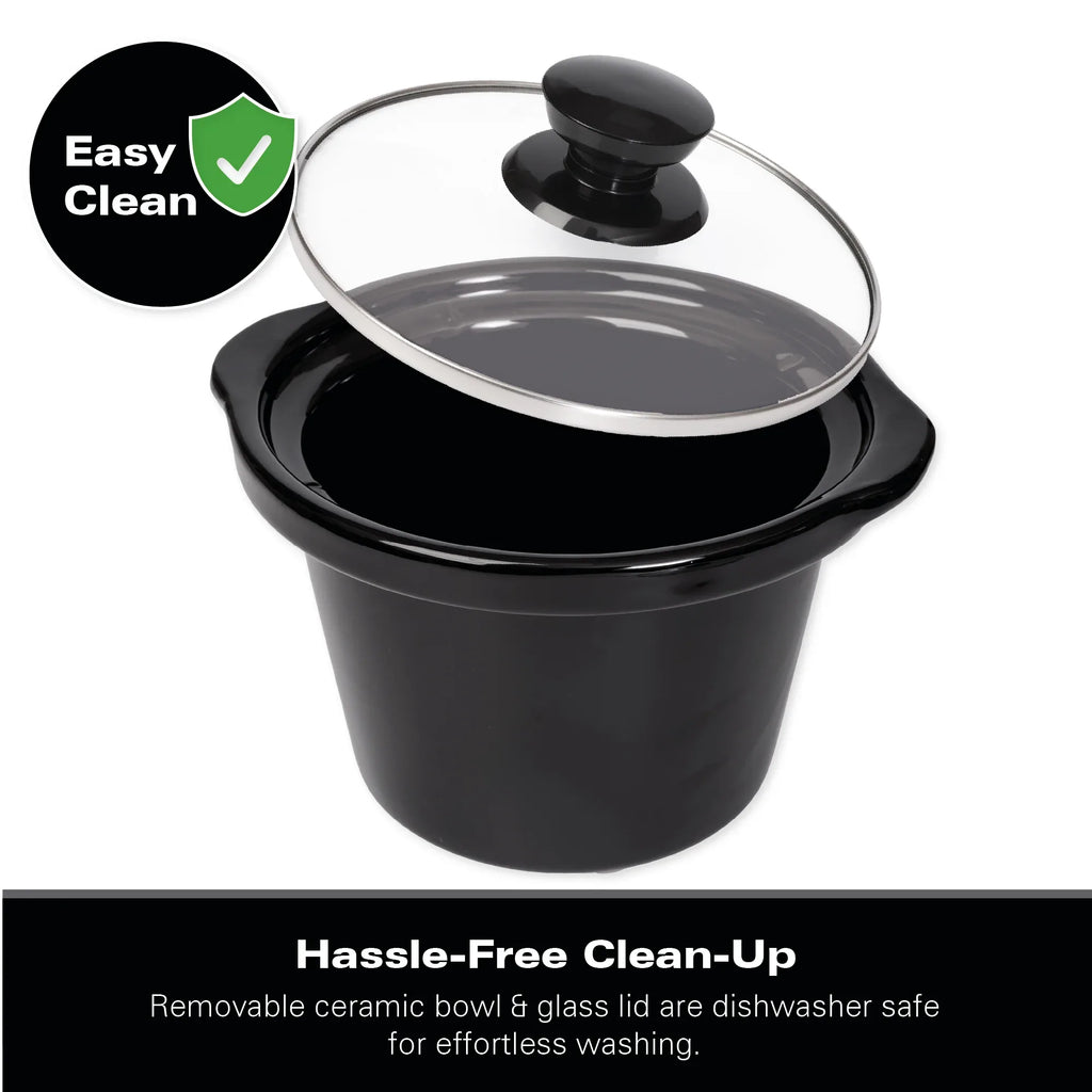 Hamilton Beach The Mighty Mini 1.8L Slow Cooker - Black