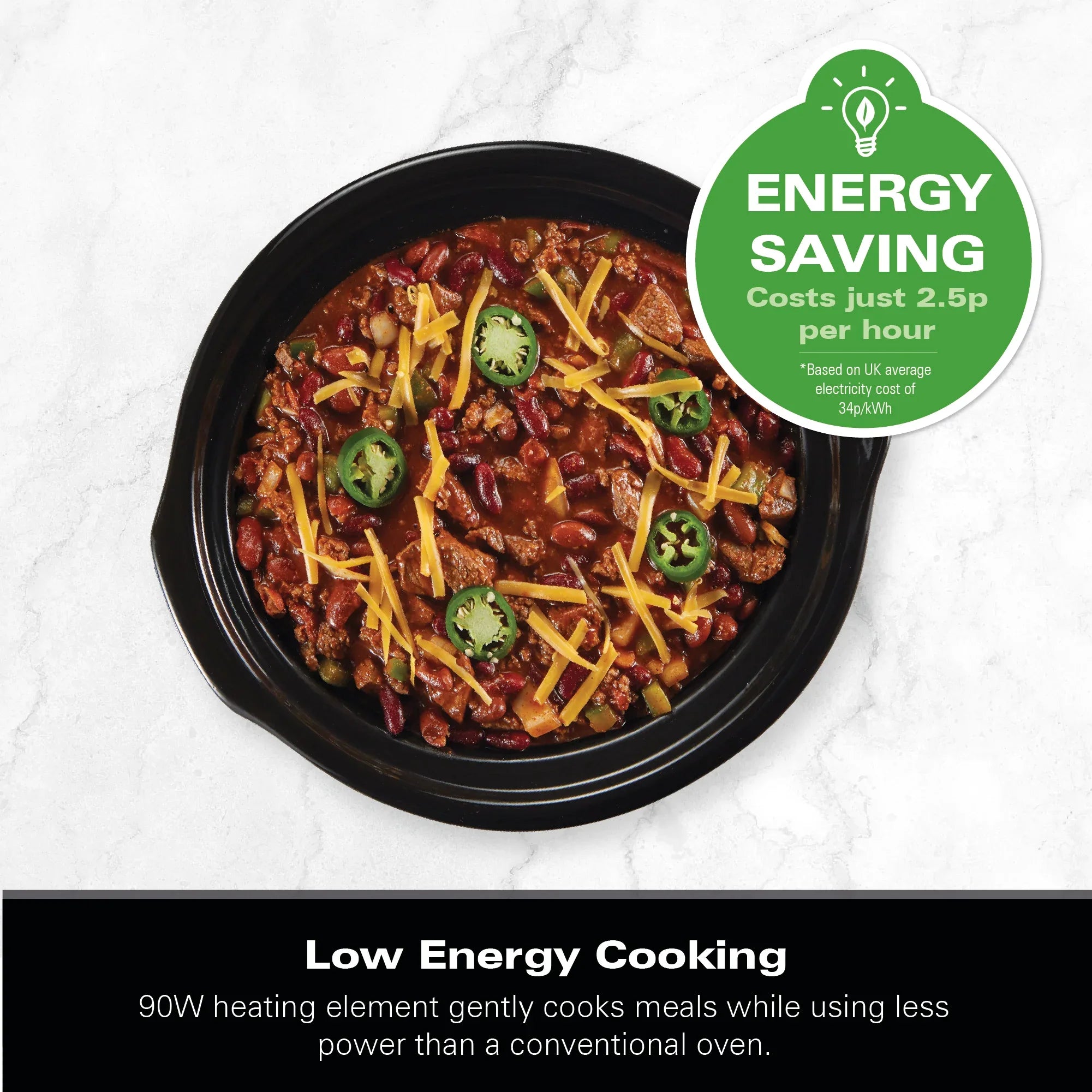 Hamilton Beach The Mighty Mini 1.8L Slow Cooker - Black