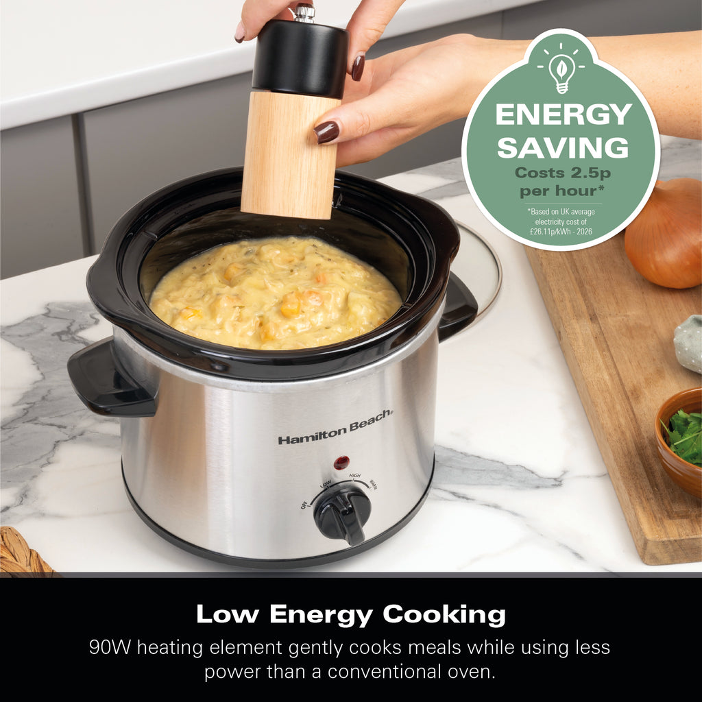 Hamilton Beach 'The Mighty Mini' 1.8L Black Slow Cooker