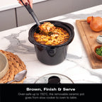 Hamilton Beach 'The Mighty Mini' 1.8L Black Slow Cooker