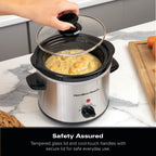 Hamilton Beach 'The Mighty Mini' 1.8L Black Slow Cooker