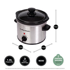 Hamilton Beach 'The Mighty Mini' 1.8L Black Slow Cooker