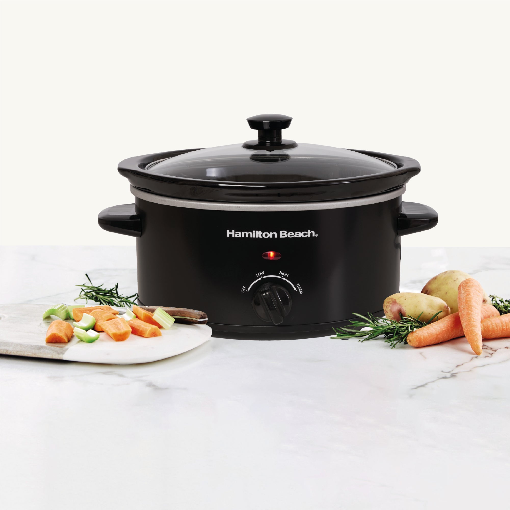 Hamilton Beach The Comfort Cook 3.5L Slow Cooker - Black