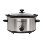 Hamilton Beach The Comfort Cook 3.5L Slow Cooker - Stainless Steel
