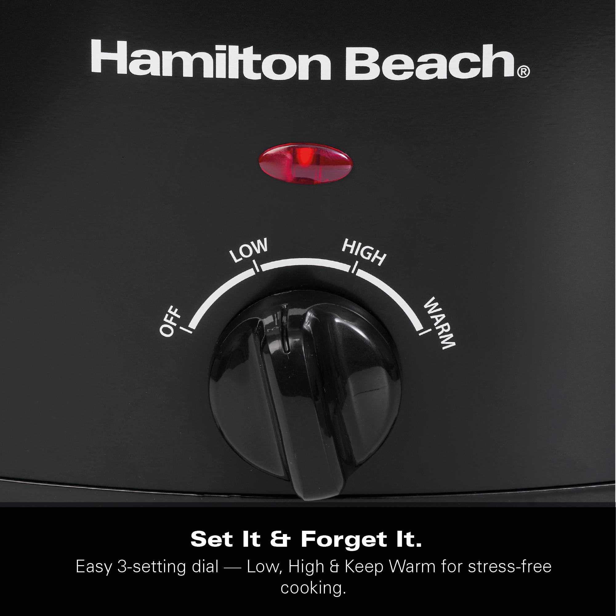 Hamilton Beach 'The Family Favourite' 6.5L Slow Cooker - Black