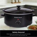 Hamilton Beach 'The Family Favourite' 6.5L Slow Cooker - Black