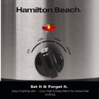Hamilton Beach The Family Favourite 6.5L Slow Cooker - Silver