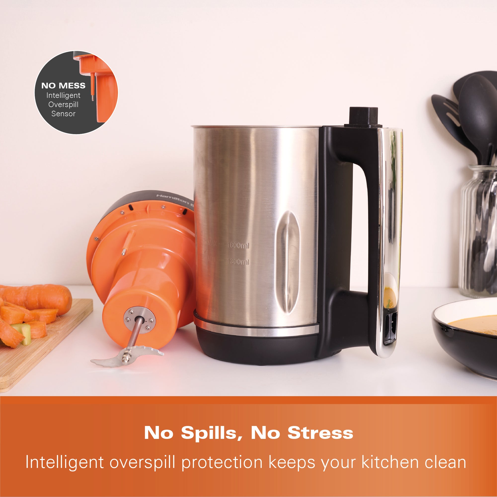 Hamilton Beach Intelligent Control 1.6L Soup Maker Plus