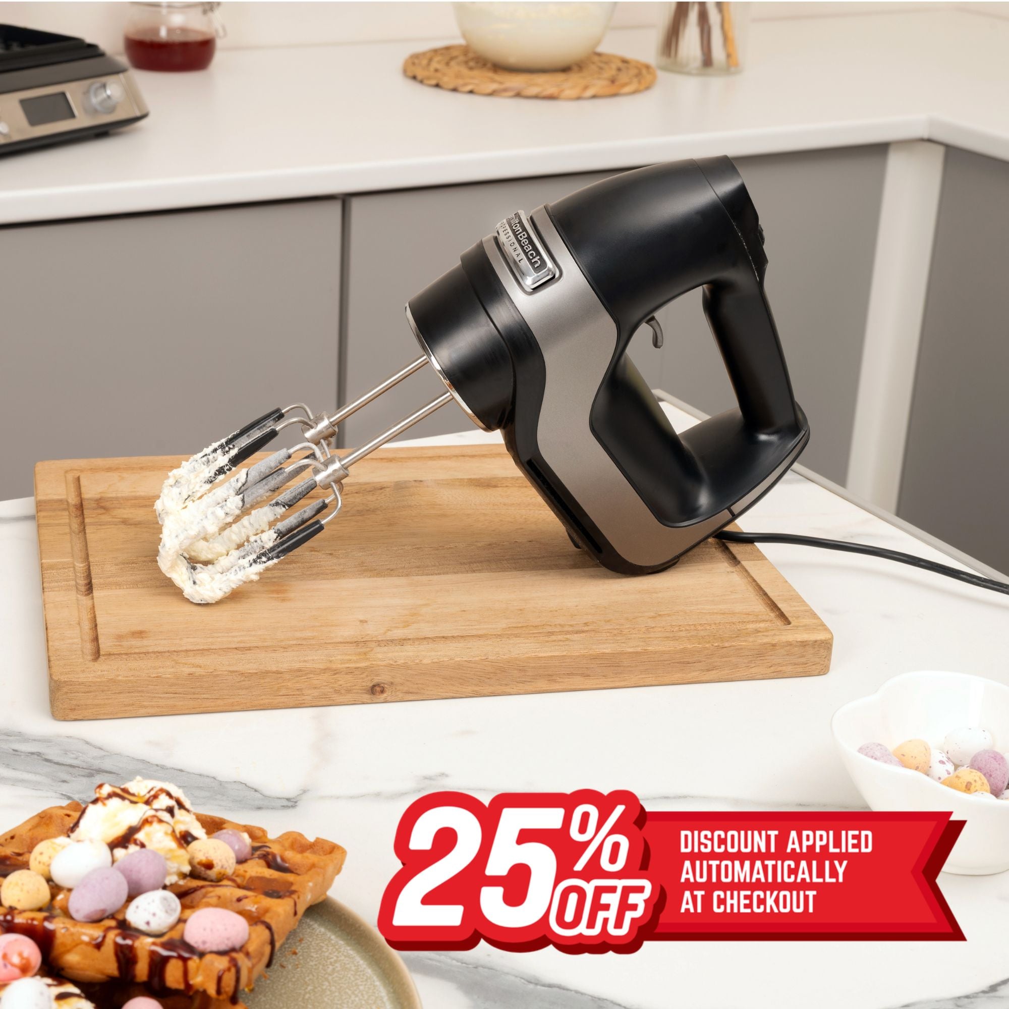 Hamilton Beach Professional 7-Speed Digital Electric Hand Mixer