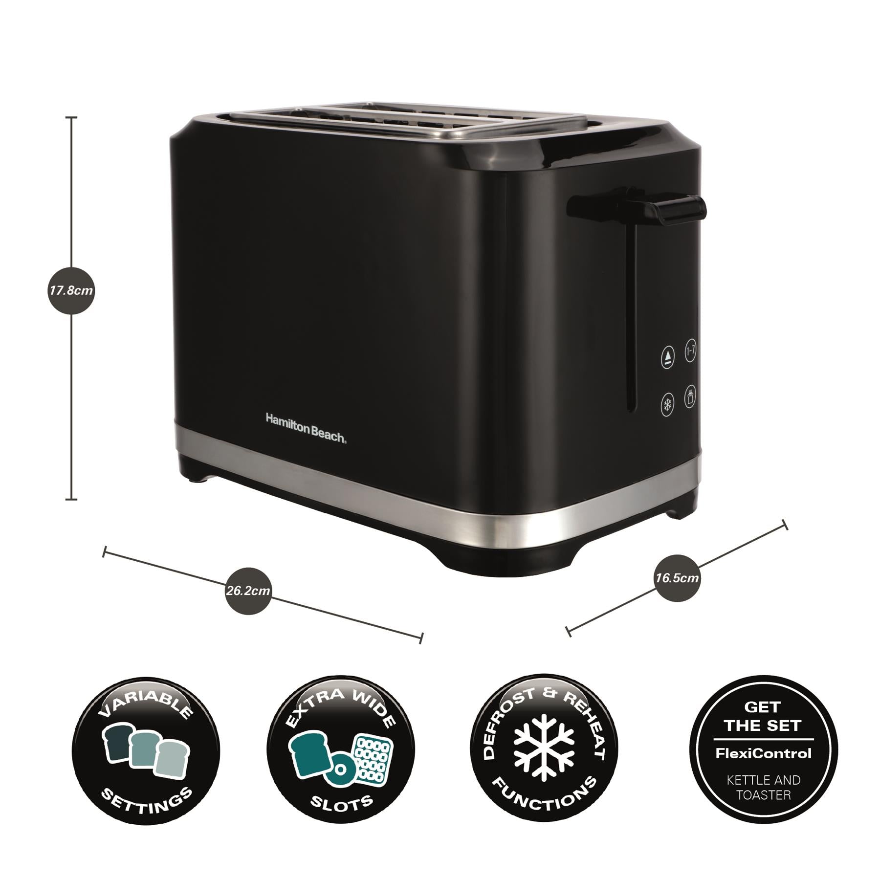 FlexiControl Digital Kettle & Toaster Set