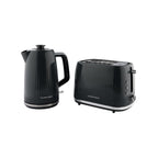 Hamilton Beach Miami Kettle & Toaster Set Charcoal Grey