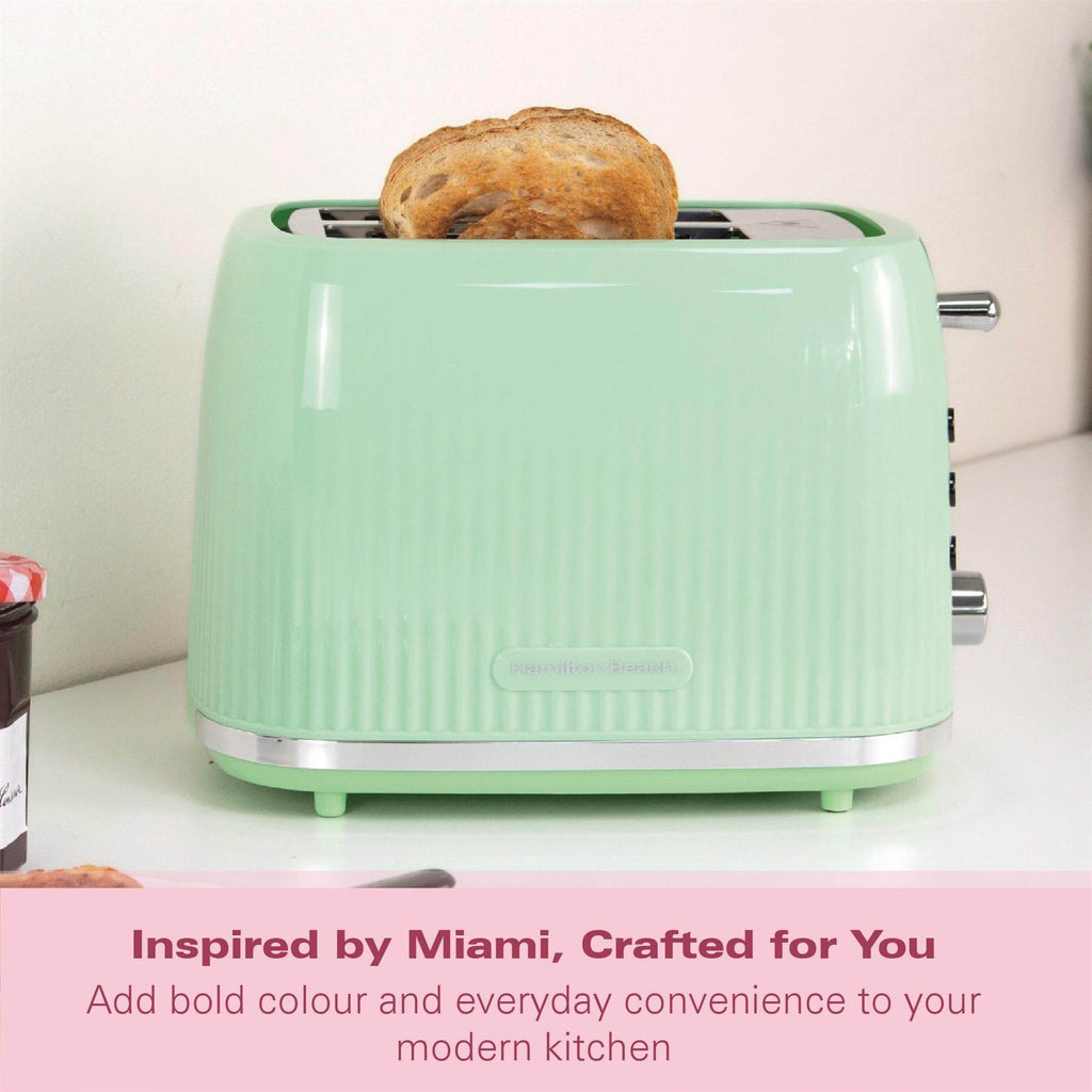 Hamilton Beach Miami 2 Slice Toaster Mojito Mint - Hamilton Beach UK
