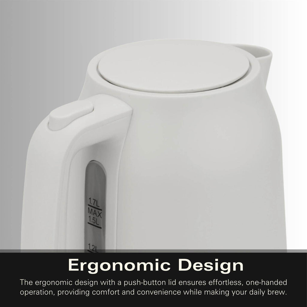 Hamilton Beach Ella 1.7L Kettle - Matte White - Hamilton Beach UK