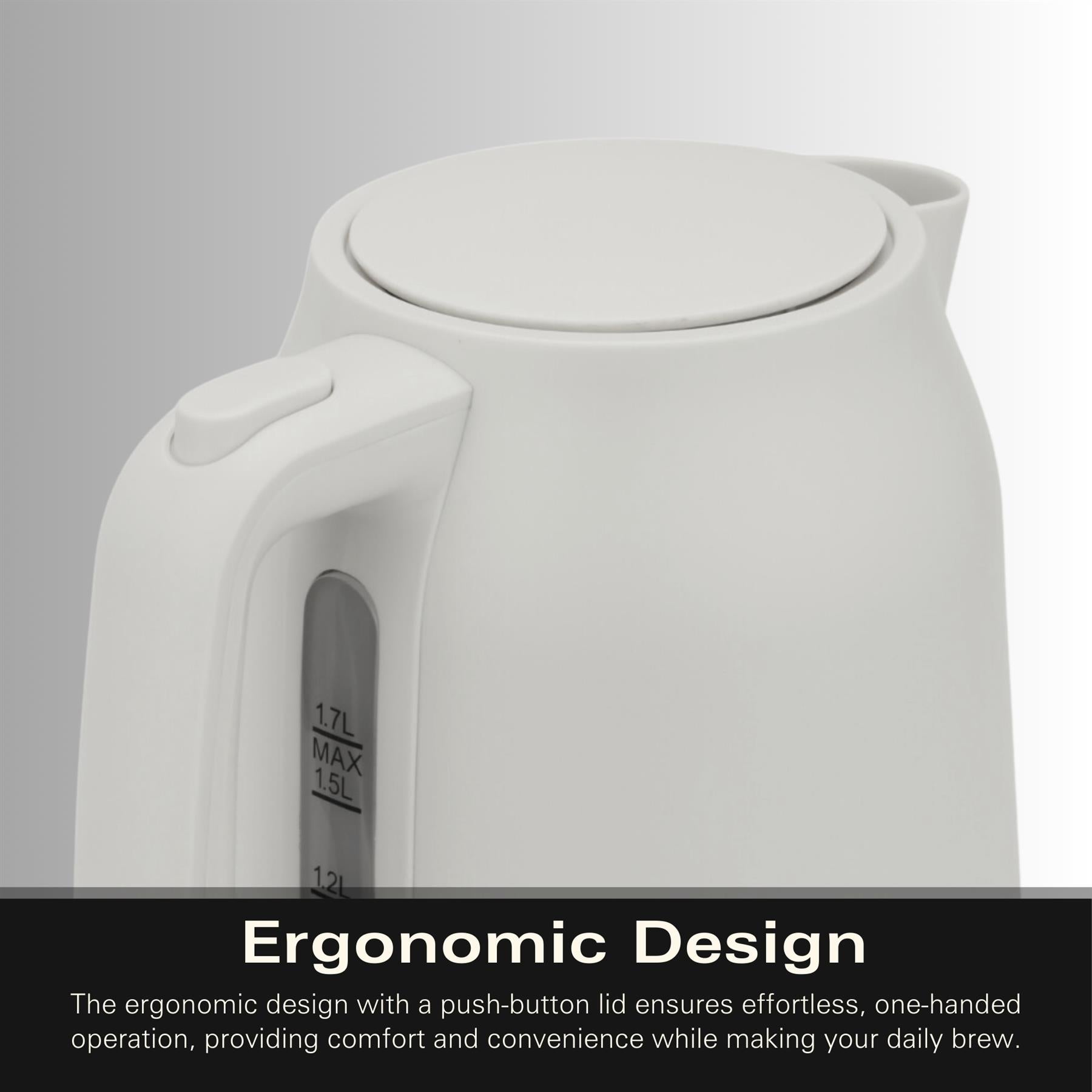 Ella 1.7L Kettle - Matte White