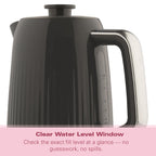 Hamilton Beach Miami 1.7L Kettle Charcoal Grey