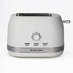 Hamilton Beach Ella 2 Slice Toaster - Matte White - Hamilton Beach UK