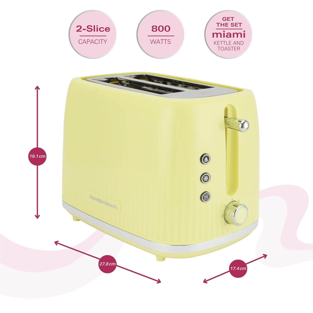Hamilton Beach Miami 2 Slice Toasters - Hamilton Beach UK