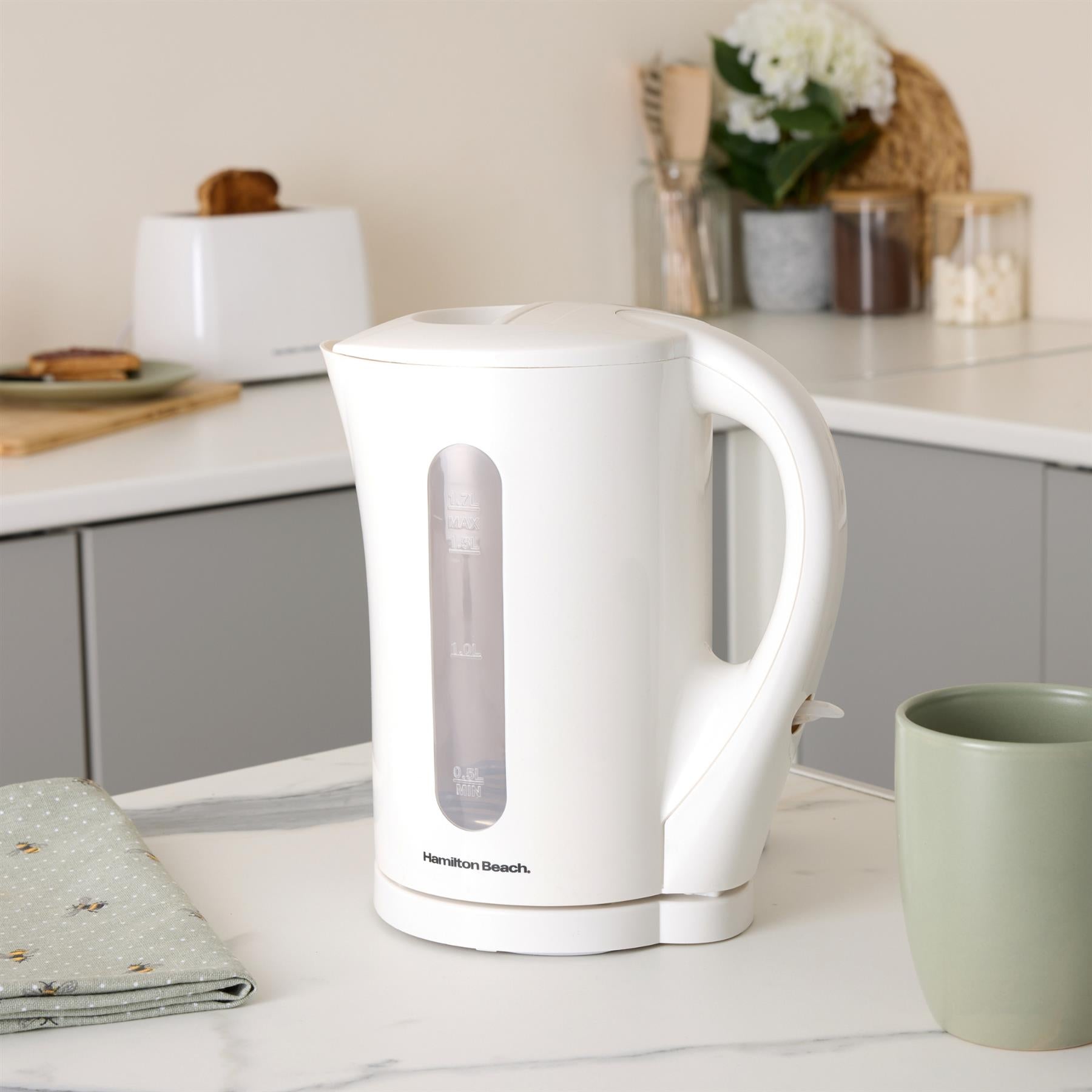 Essential Kettle & Toaster Set - White