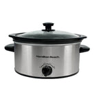 Hamilton Beach The Comfort Cook 3.5L Slow Cooker - Silver - Hamilton Beach UK
