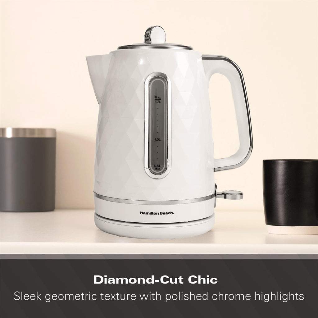 Hamilton Beach Diamond 1.7L Kettle White