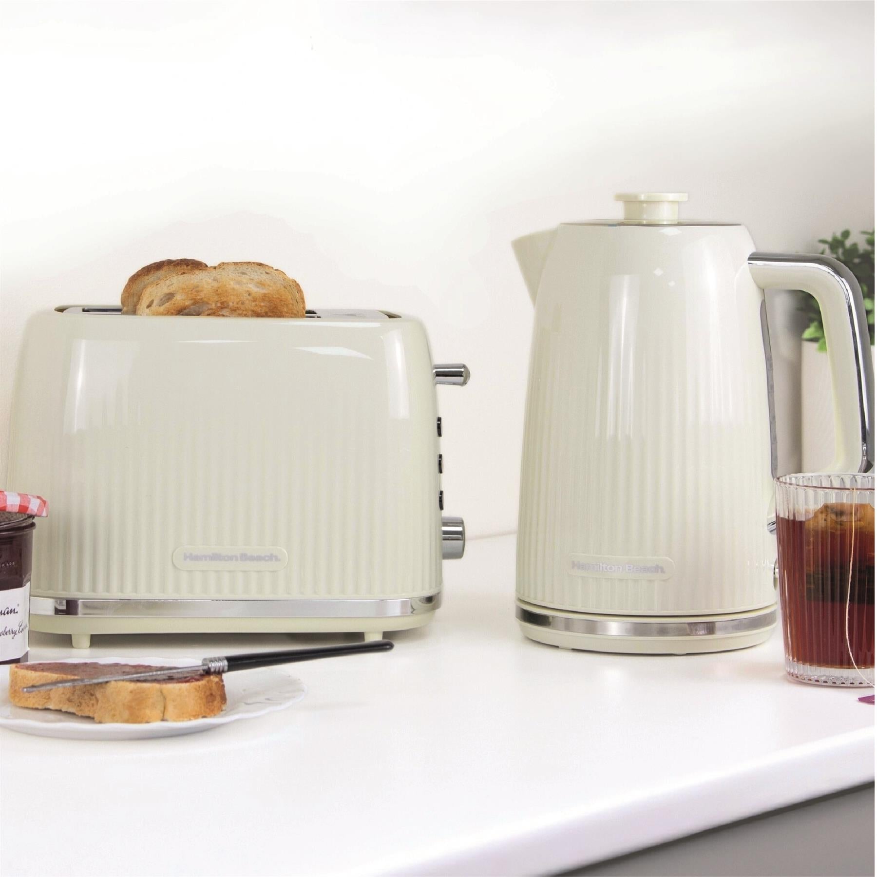 Hamilton Beach Miami 1.7L Kettle Sand