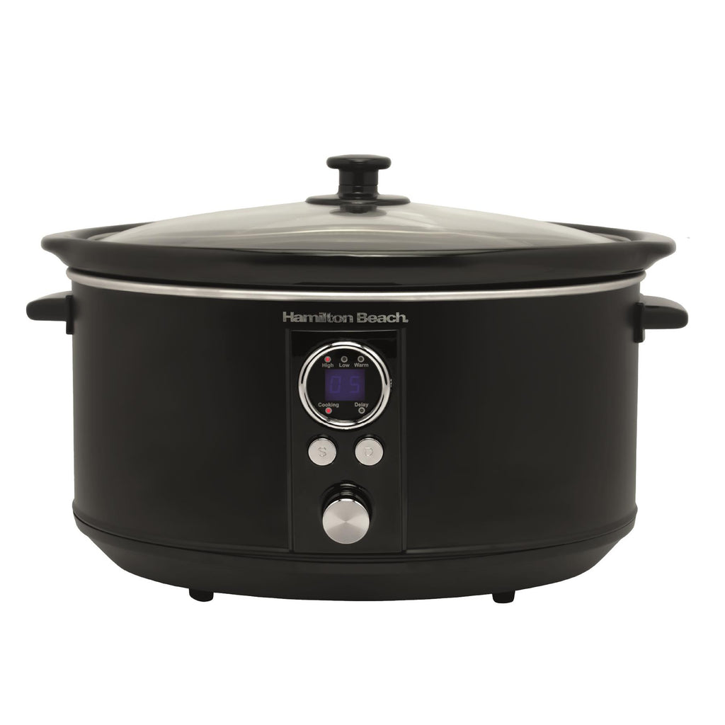 Hamilton Beach 6.5L Digital Slow Cooker - Black