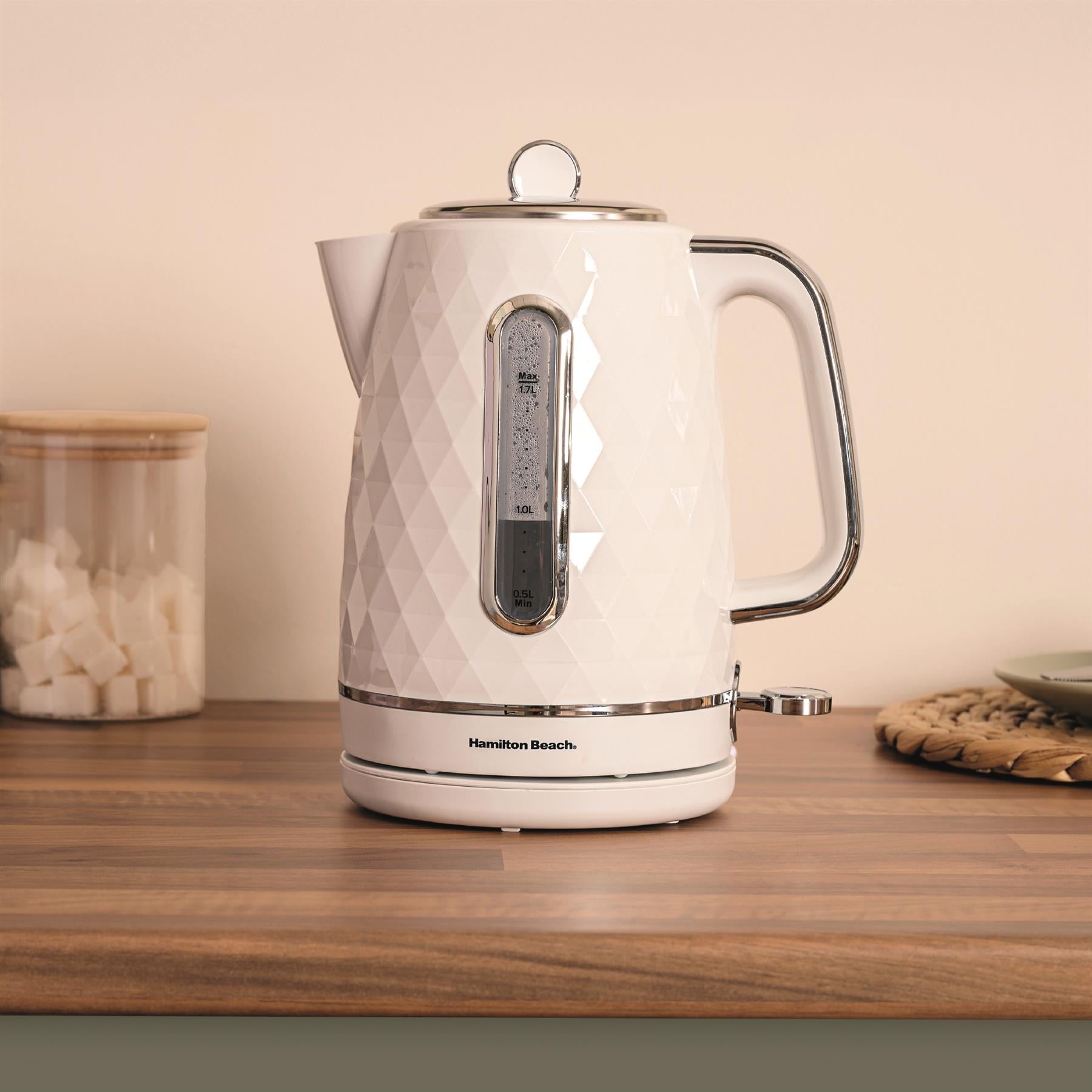 Hamilton Beach Diamond 1.7L Kettle White