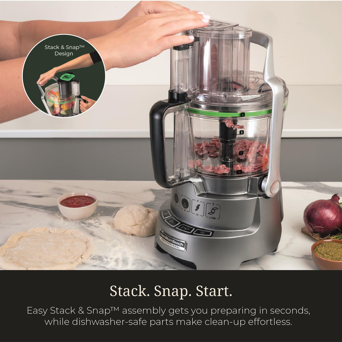 Hamilton Beach 3L Food Processor with Dicing
