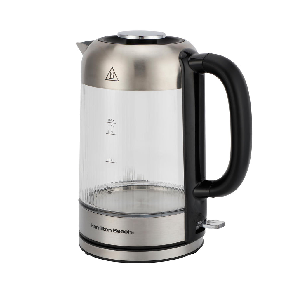 Hamilton Beach Liberty 1.7L Ribbed Glass Kettle