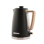 Hamilton Beach Scandi 1.7L Kettle - Matte Black with Wood Effect - Hamilton Beach UK