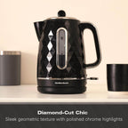 Hamilton Beach Diamond 1.7L Kettle Black - Hamilton Beach UK