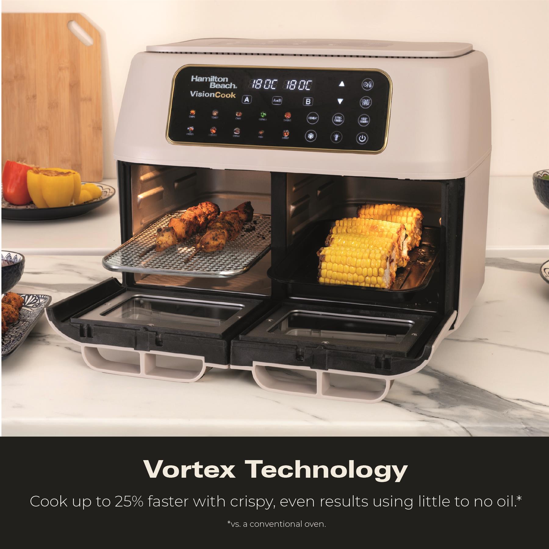 Hamilton Beach VisionCook 11L Dual Air Fryer Oven
