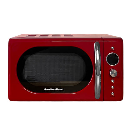 Hamilton Beach Ella Red Kettle, Toaster & Microwave Set