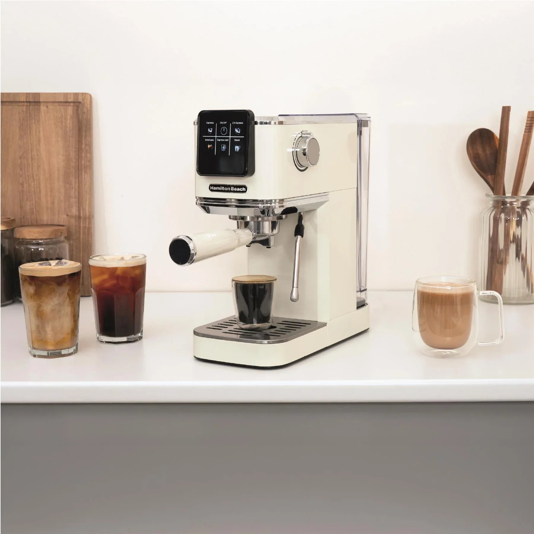 Hamilton Beach BaristaPro Touch 5-in-1 Espresso Machine