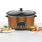 Hamilton Beach Digital 6.5L Oval Slow Cooker - Copper - Hamilton Beach UK