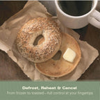 Hamilton Beach Scandi 4 Slice Toaster - Matte Cream with Wood Effect - Hamilton Beach UK