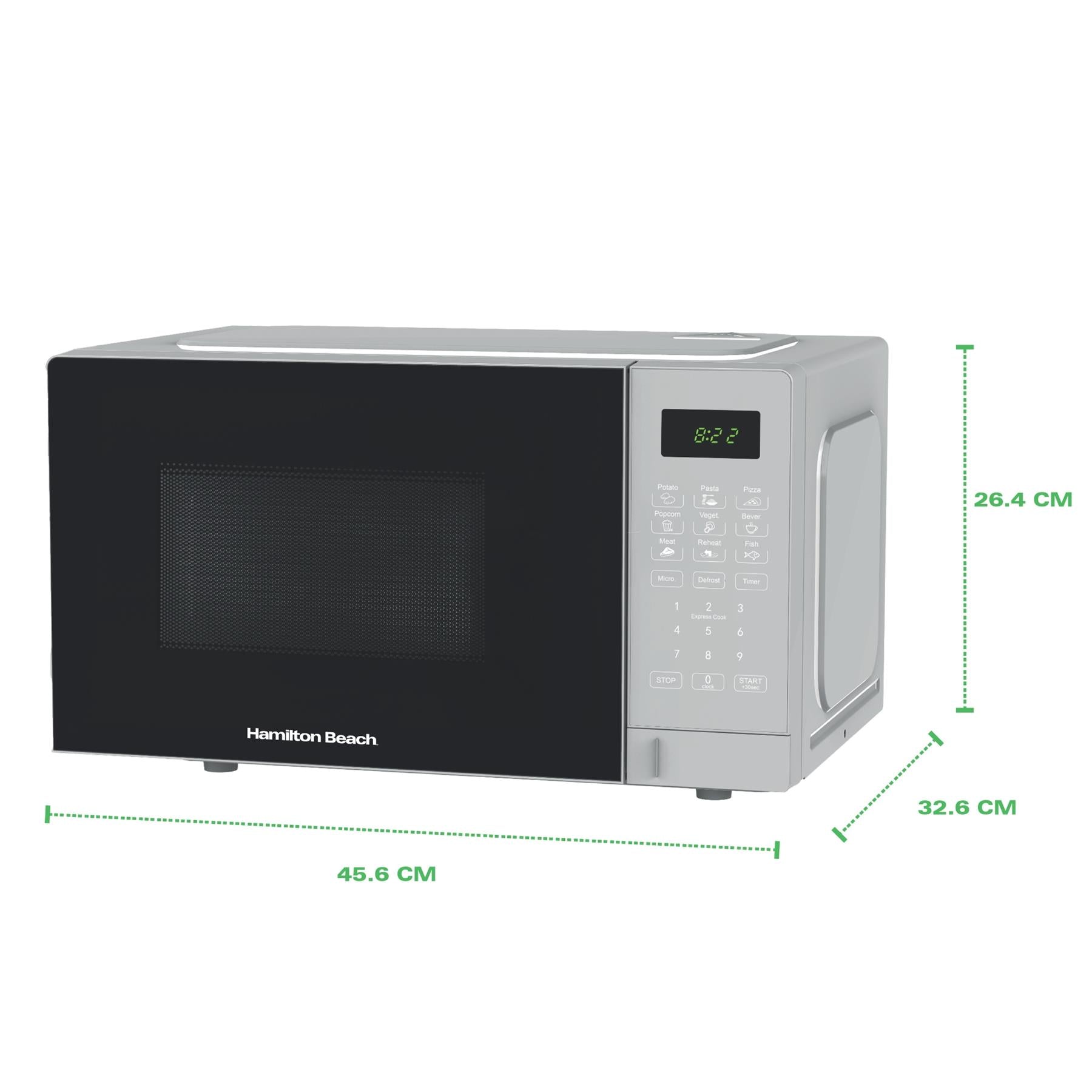 Essential 20L Digital Microwave - Silver