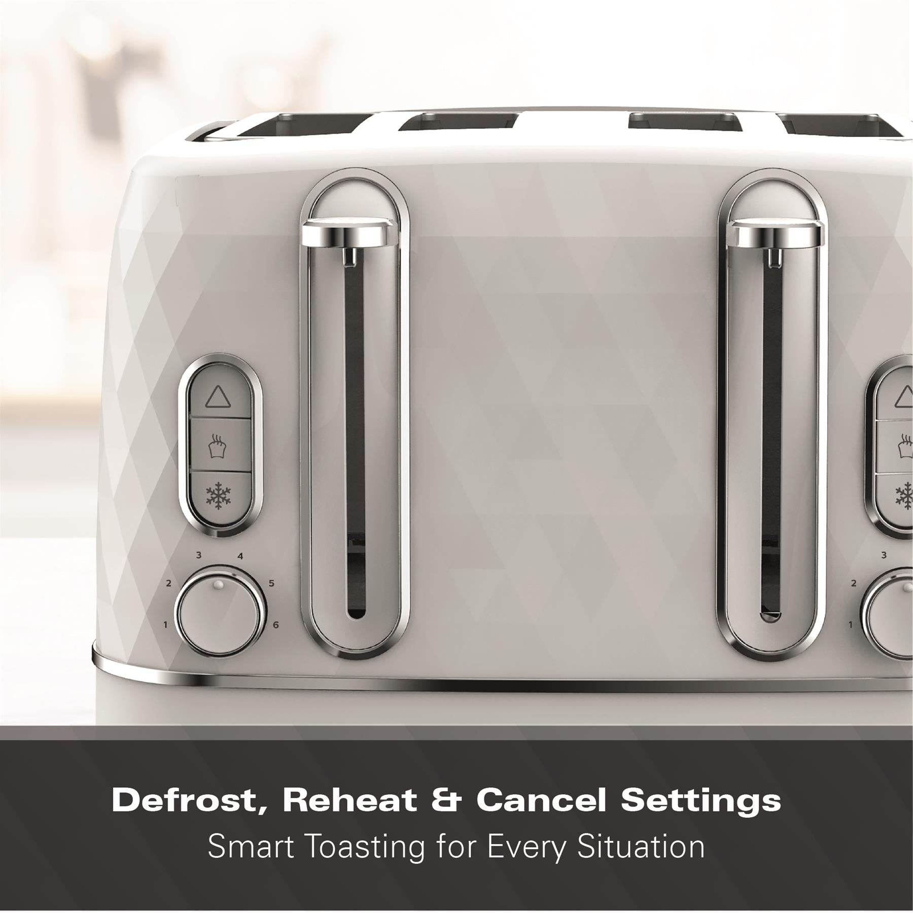 Hamilton Beach Diamond 4 Slice Toaster - White - Hamilton Beach UK