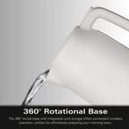 Hamilton Beach Ella 1.7L Kettle - Matte White - Hamilton Beach UK