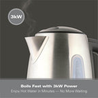 Hamilton Beach Rise Stainless Steel 1.7L Kettles - Hamilton Beach UK