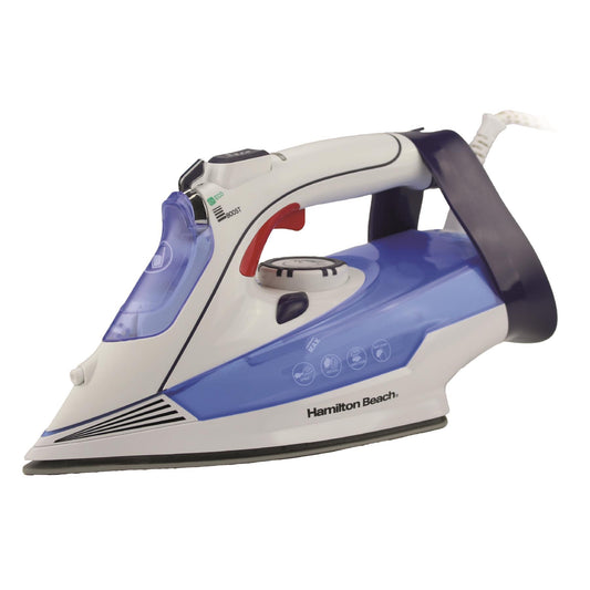 Hamilton Beach Pro SteamMax  White & Blue Steam Iron