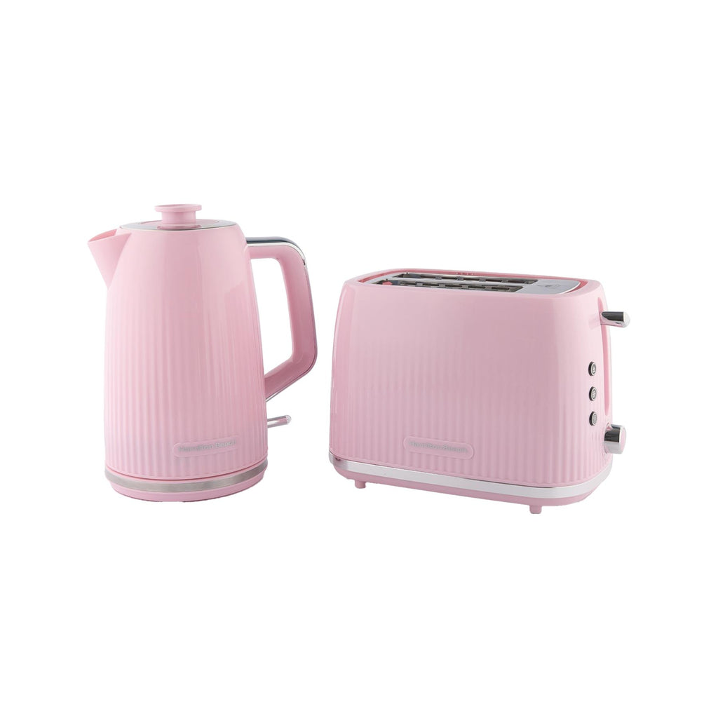 Hamilton Beach Miami Kettle & Toaster Set Flamingo Pink